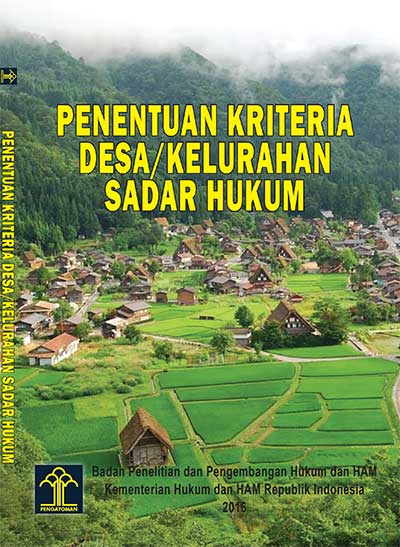 Penentuan Kriteria Desa/Kelurahan Sadar Hukum