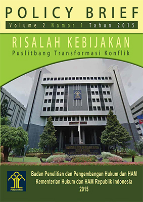 Risalah Kebijakan Puslitbang Transformasi Konflik